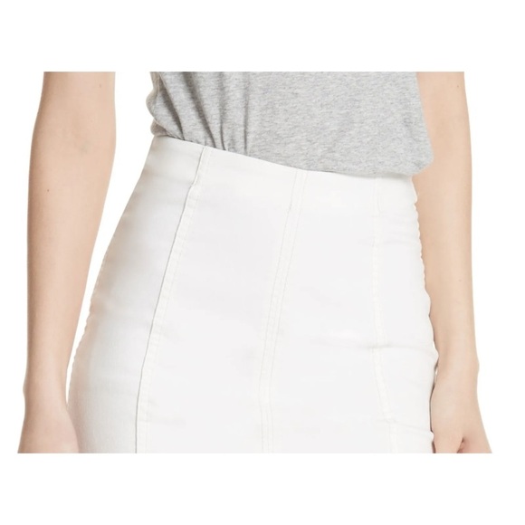 Free People White Mini Skirt - Picture 2 of 8